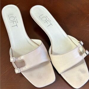 Ann Taylor Loft Mini Heel Sandal